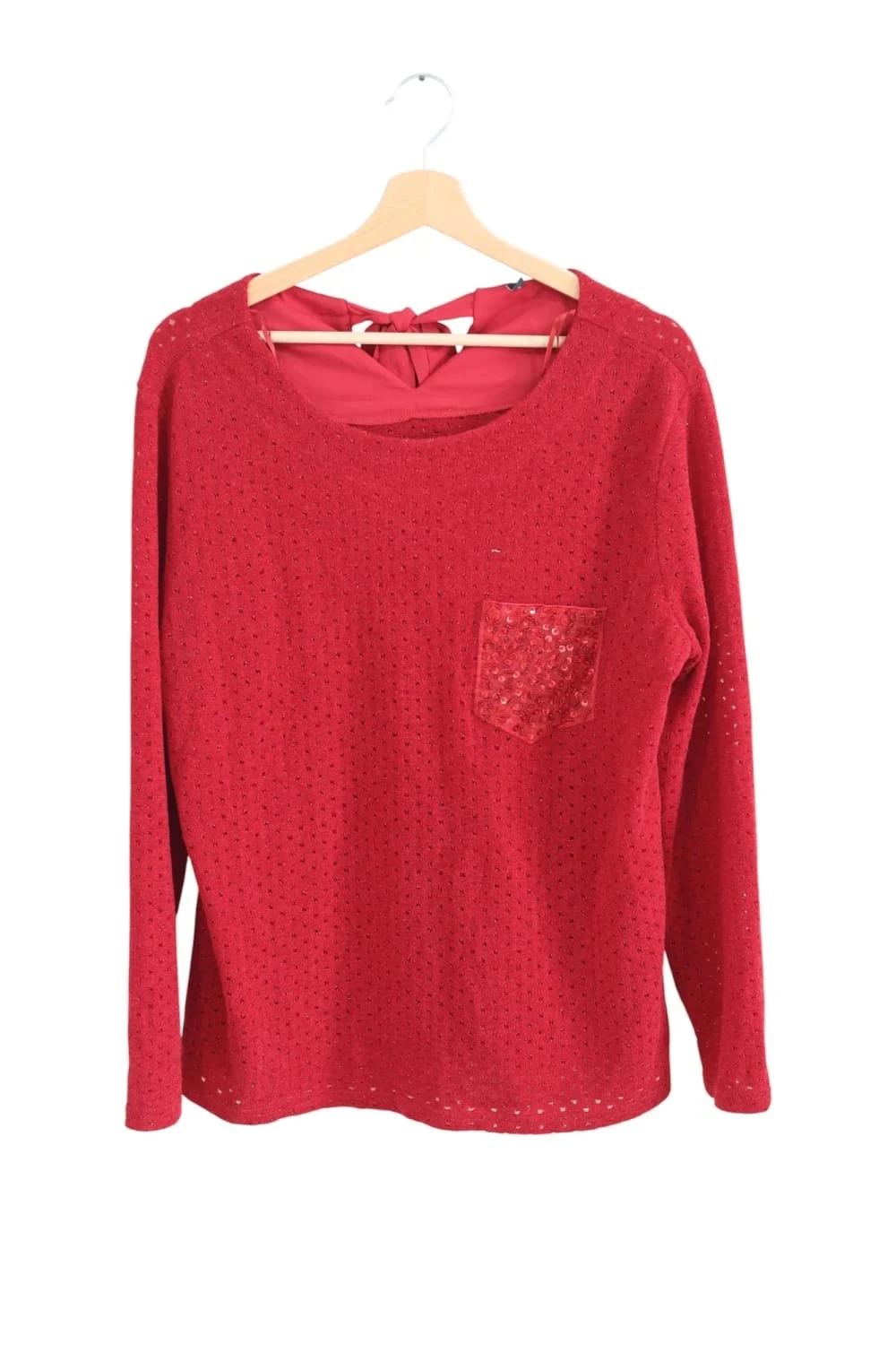 C77 pull rouge T5
